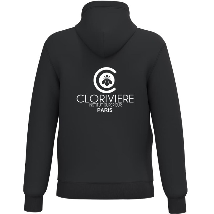 Sweat zippé à capuche